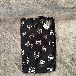 NWT NHL Black and White Patterned Kids PJ Pants